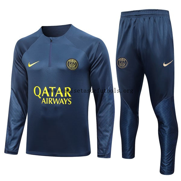 Sudadera De Training Paris Saint Germain 2023/24 Azul Tirado bicoca, activa como nunca