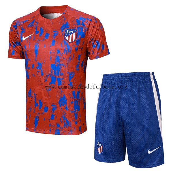 Camiseta Entrenamiento Atletico Madrid Conjunto Completo 2024 Rojo Azul ¡¡Ni te imaginas soberbio chollazo solo hoy!