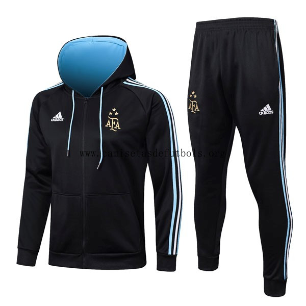 Chandal Con Capucha Argentina 2022/23 Negro Chollo, reserva