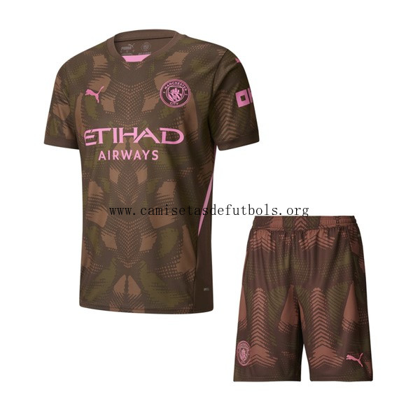 Camiseta Manchester City Portero Niño 2024/25 Chollo transparente de infarto