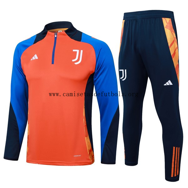 Sudadera De Training Juventus 2024/25 Naranja Azul 3 Razonable saldo, hazte con él en toda la red