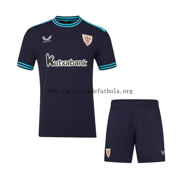 Camiseta Athletic Bilbao Replica Segunda Ropa Niño 2025/26 Rebajón irrisorio más barato que nunca