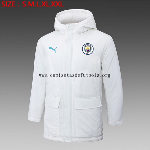 Abrigo Manchester City 2024/25 Blanco 2 Preciaso magnífico de la temporada