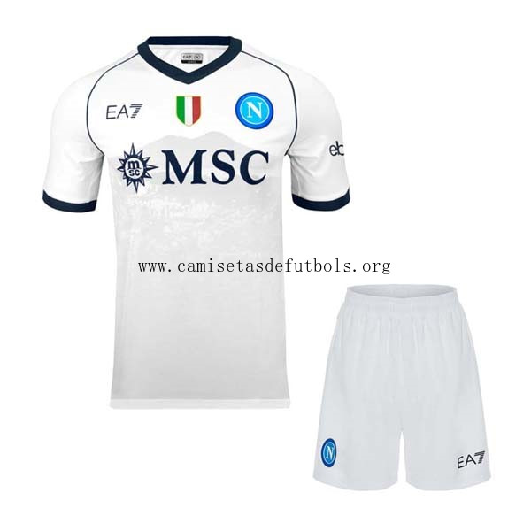 Camiseta Napoli Replica Segunda Ropa Niño 2023/24 Ridículo oportunidad, paga menos de fábrica