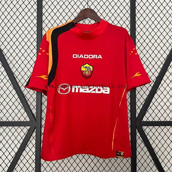 Camiseta AS Roma Replica Primera Ropa Retro 2004 2005 Milagroso rebaja, pide ahora de outlet