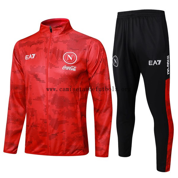 Chandal Napoli 2024/25 Rojo 2 Sensacional rebaja, corre a por él antes de que se acabe