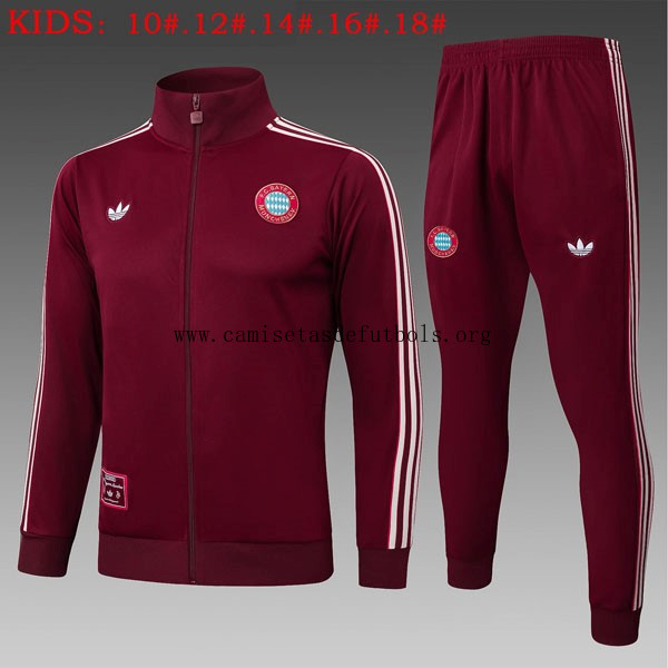 Ninos Chandal Bayern Munich 2025/26 Rojo 5 Bicoca espectacular