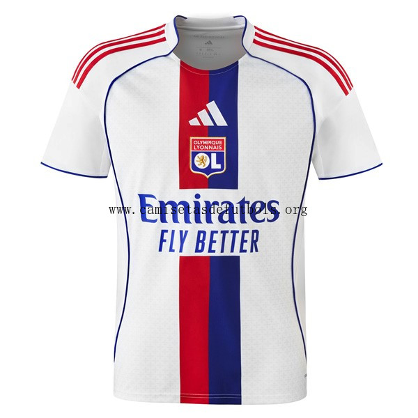 Camiseta Lyon Replica Primera Ropa 2025/26 ¡¡Menudo/a transparente descuento calidad asegurada!