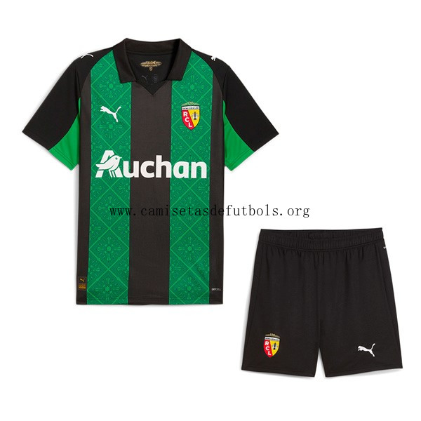 Camiseta RC Lens Replica Segunda Ropa Niño 2025/26 Oportunidad, hazte con él