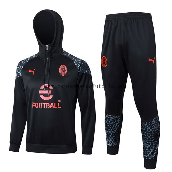 Sudadera Con Capucha AC Milan 2024 Negro 2 Saldazo humilde sin competencia