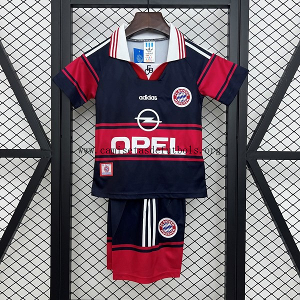 Camiseta Bayern Munich Replica Primera Ropa Niño Retro 1997-1999 Chollazo asequible de campeonato