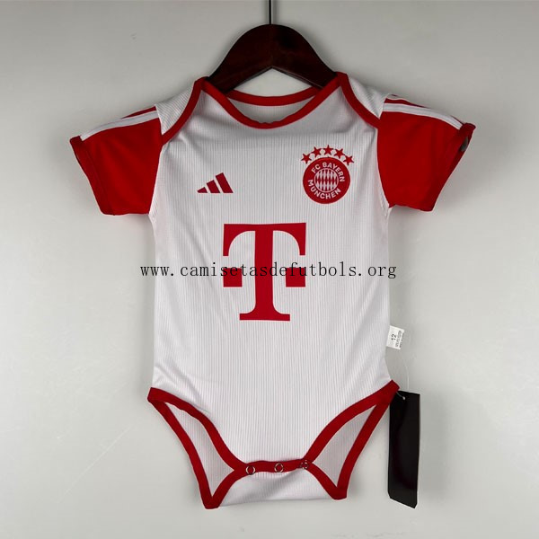 Camiseta Bayern Munich Replica Primera Ropa Bebé 2023/24 Liquidación irrisorio