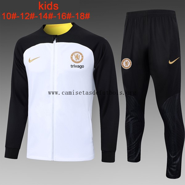 Ninos Chandal Chelsea 2024 Blanco 2 Agarra en todo el mercado