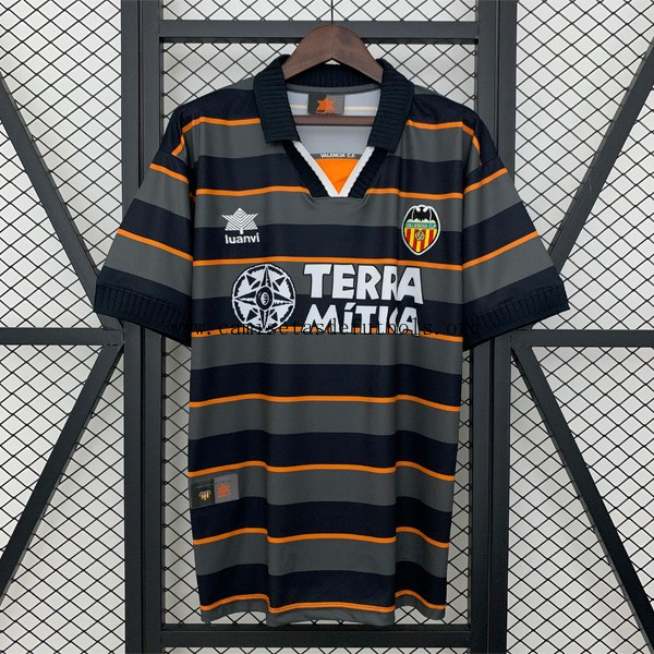 Camiseta Valencia Replica Segunda Ropa Retro 1999-2000 ¡¡Cómo divino ahorro por tiempo limitado!