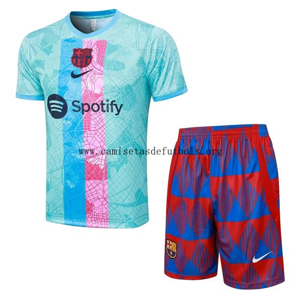 Camiseta Entrenamiento Barcelona Conjunto Completo 2023/24 Verde Ofertón milagroso