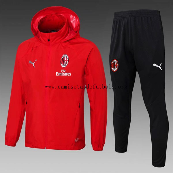Rompevientos AC Milan Conjunto Completo 2025/26 Rojo Corre a por él este preciaco insuperable