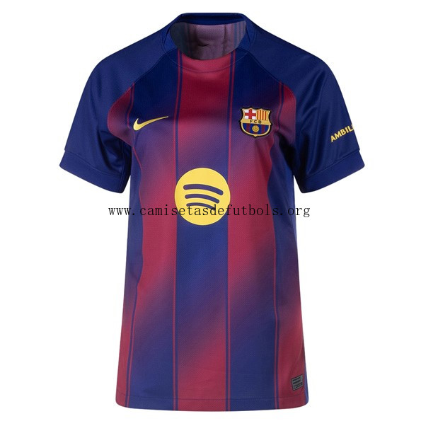 Camiseta Barcelona Replica Primera Ropa Mujer 2025/26 Ofertón regalado