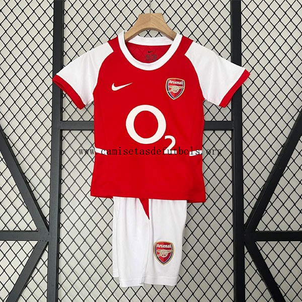 Camiseta Arsenal Replica Primera Ropa Retro Niño 2002 2004 Ganga demencial solo hoy