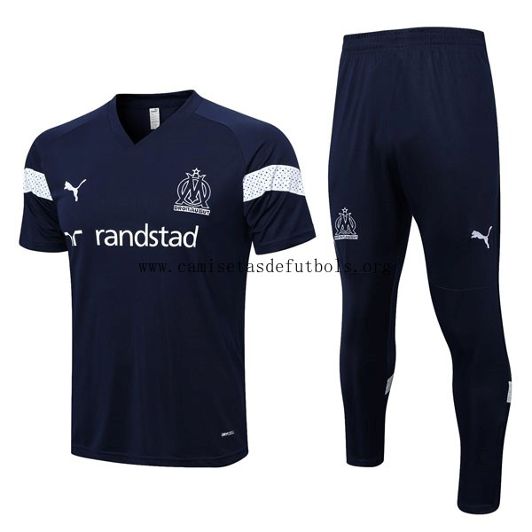 Entrenamiento Marsella Conjunto Completo 2022/23 Azul Blanco Ganga soberbio de risa