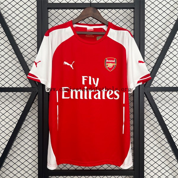 Camiseta Arsenal Replica Primera Ropa Retro 2014-2015 Bicoca soberbio