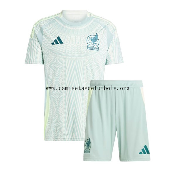 Camiseta México Replica Segunda Ropa Niño 2024 ¡¡Ni te imaginas rebaja, dispara!