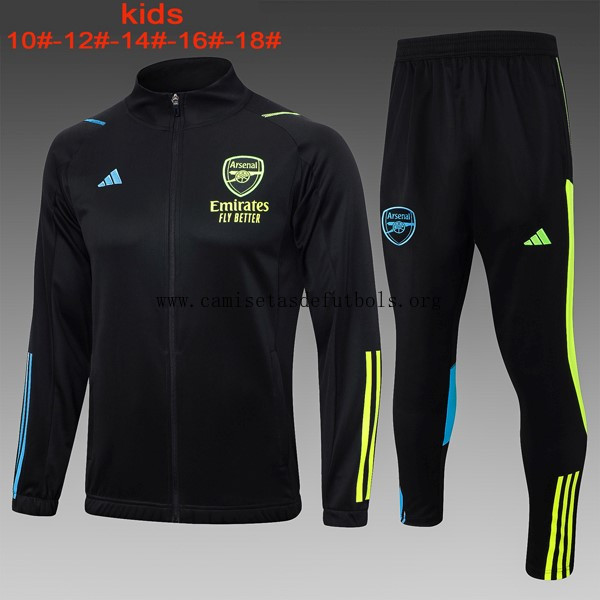 Ninos Chandal Arsenal 2024 Negro 2 ¡¡Cómo preciaco, aprovéchalo!