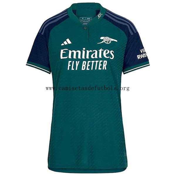 Camiseta Arsenal Replica Tercera Ropa Mujer 2023/24 Bicoca simbólico