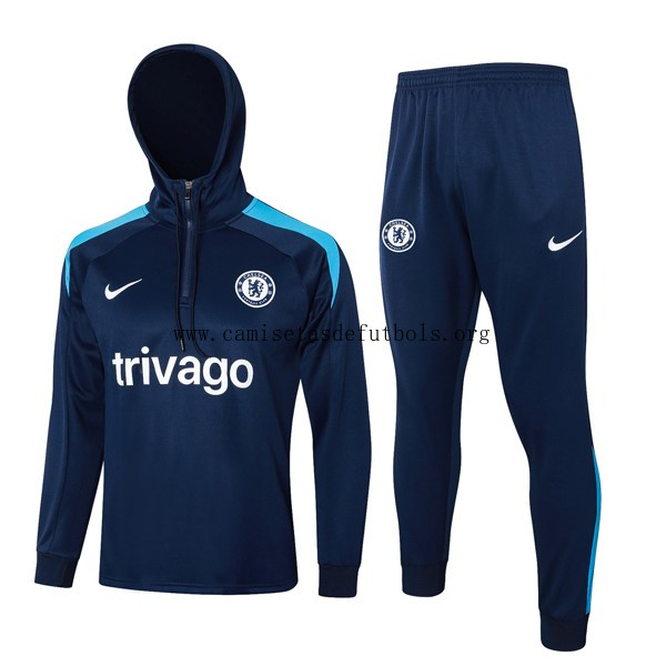 Chandal Con Capucha Chelsea 2024/25 Azul Saldo irrisorio