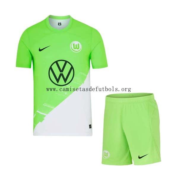 Camiseta Wolfsburg Replica Primera Ropa Niño 2023/24 Reserva este saldo razonable