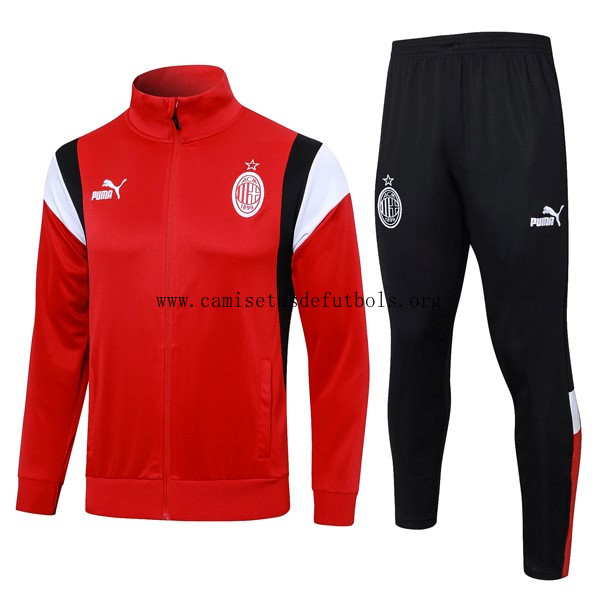 Chandal AC Milan 2024 Rojo 3 Gangaza, date prisa