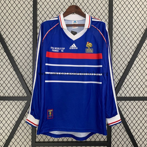 Camiseta Francia Replica Primera Ropa ML Retro 1998 ¡¡Cómo soberbio chollazo solo hoy!