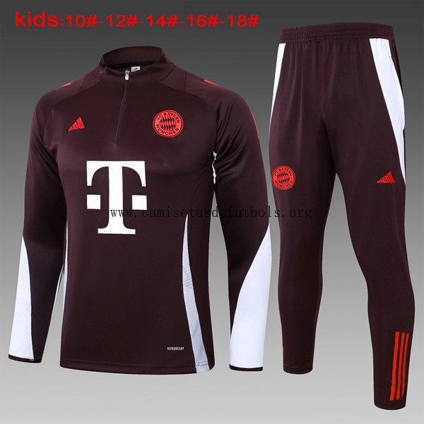 Niños Sudadera De Training Bayern Munich 2024/25 Purpura 3 ¡¡Vaya demencial ganga como nunca!