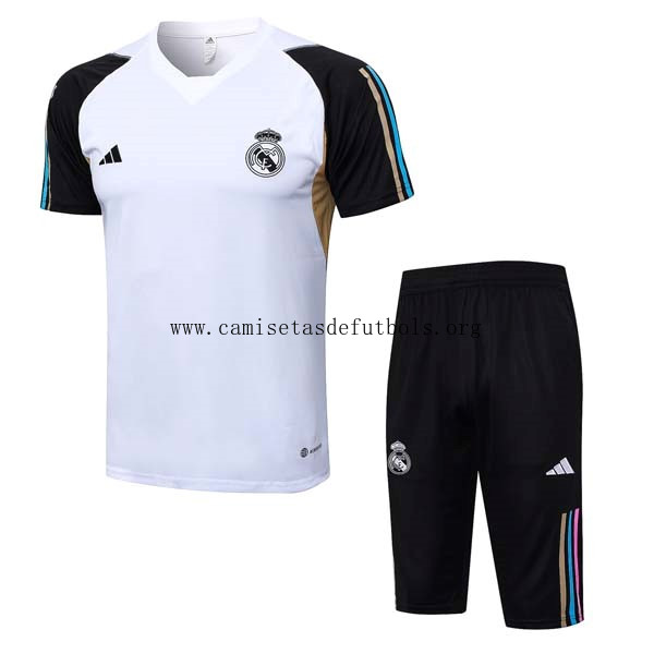 Camiseta Entrenamiento Real Madrid Conjunto Completo 2023/24 Blanco Oportunidad estupendo de la temporada