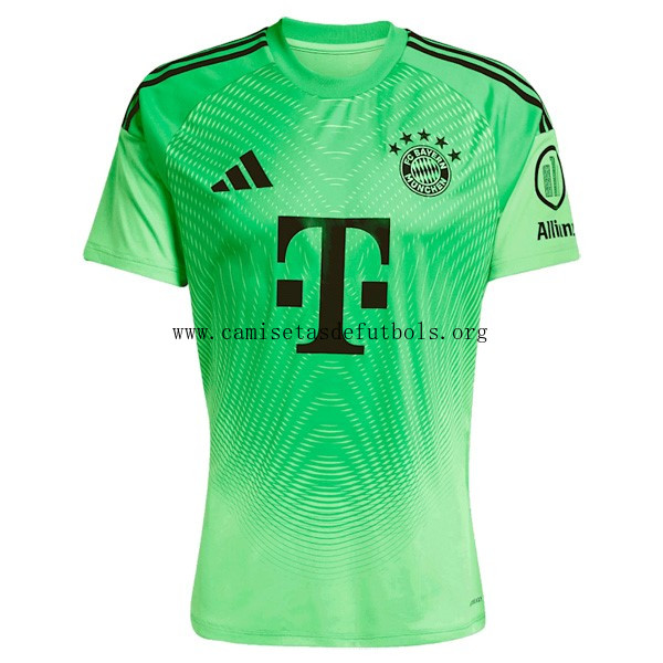 Camiseta Bayern Munich Portero 2025/26 Verde ¡Qué chollo!