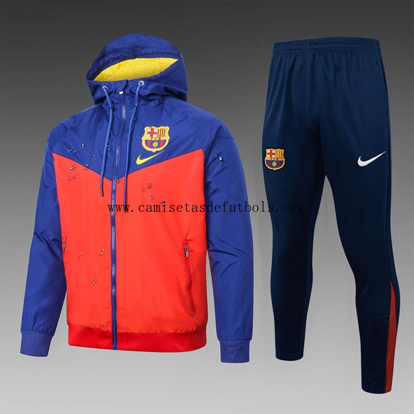 Rompevientos Barcelona Conjunto Completo 2025/26 Azul Rojo ¡¡Menudo/a increíble precio por tiempo limitado!