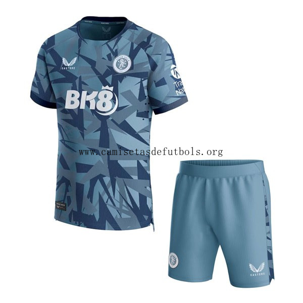 Camiseta Aston Villa Replica Tercera Ropa Niño 2023/24 ¡¡Vaya oportunidad, paga menos!