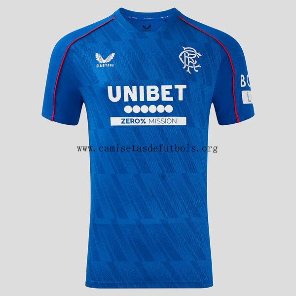 Camiseta Rangers Replica Primera Ropa 2024/25 ¡¡Vaya rebajado preciaso de risa!