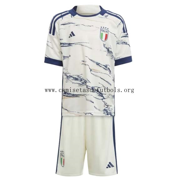 Camiseta Italia Replica Segunda Ropa Niño 2023/24 Agarra con devolución gratis