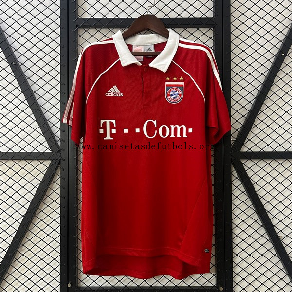 Camiseta Bayern Replica Primera Ropa Retro 2005-2006 Tirado descuentazo, activa de la temporada
