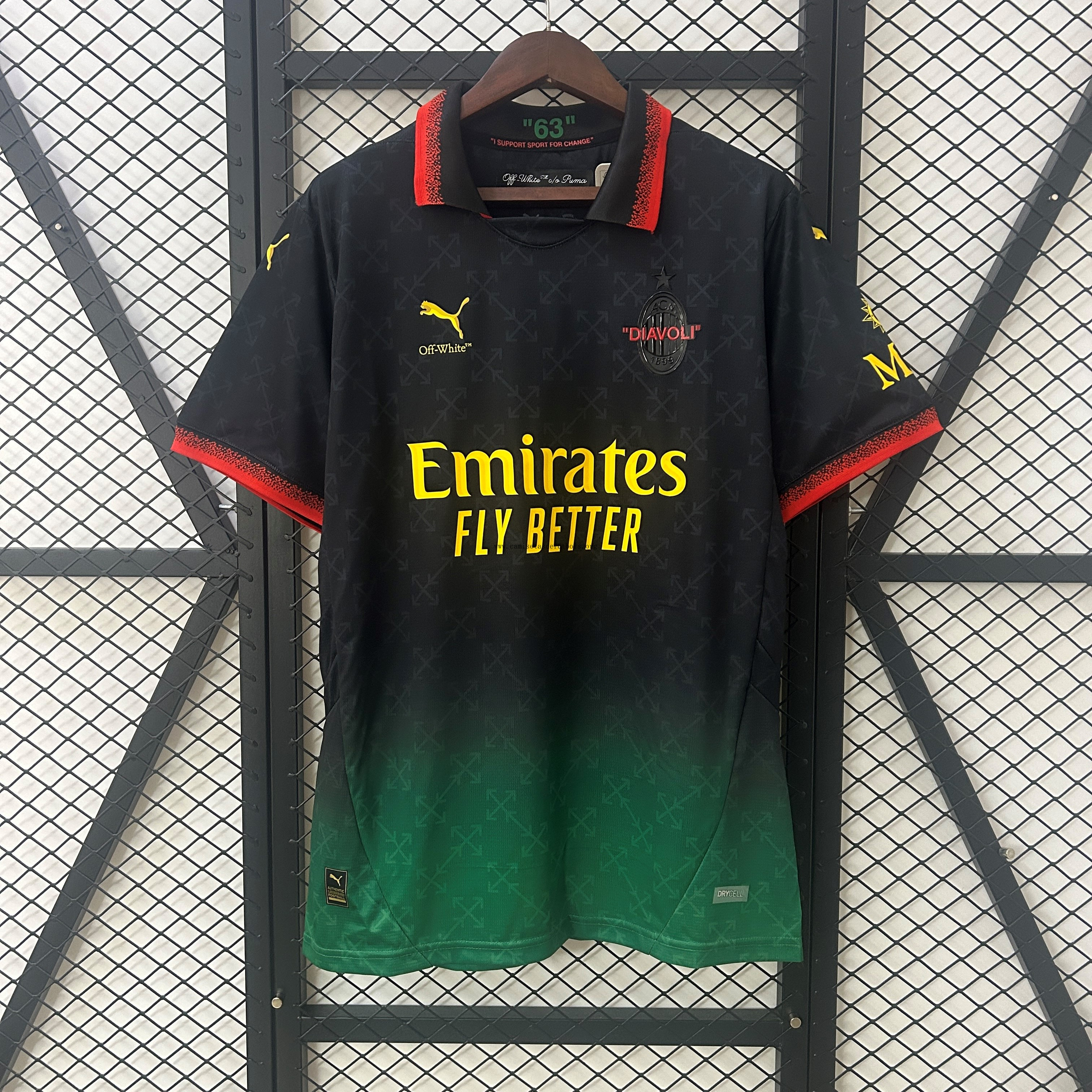 Camiseta AC Milan Co-Branded Edition 2025/26 Verde ¡¡Qué justo ofertón calidad asegurada!
