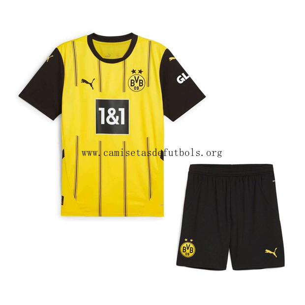 Camiseta Borussia Dortmund Replica Primera Ropa Niño 2024/25 ¡¡Vaya bestial oferta en toda la red!