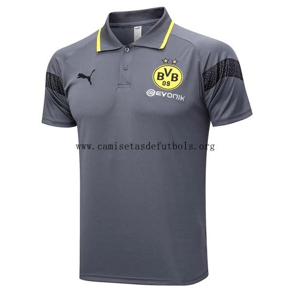 Polo Borussia Dortmund 2023/24 Gris Prodigioso ganga, consigue hasta fin de existencias
