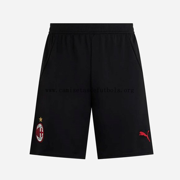 Pantalones AC Milan Replica Primera Ropa 2024/25 Negro Llévatelo este descuento regalado