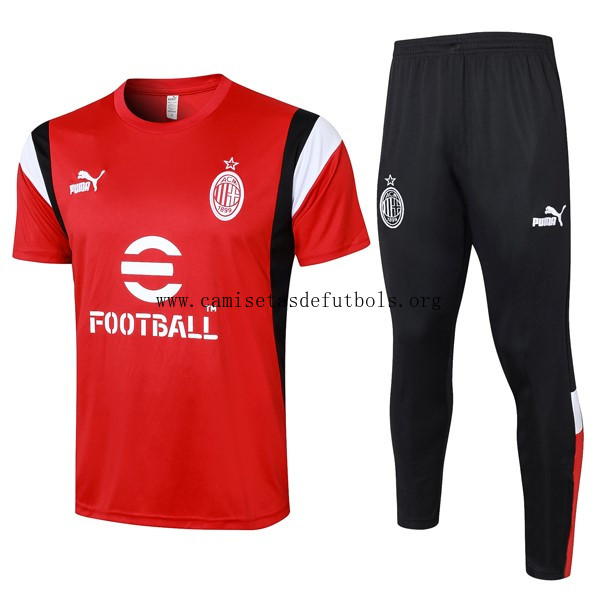 Camiseta AC Milan Conjunto Completo 2024 Rojo Precio amigo hasta fin de existencias