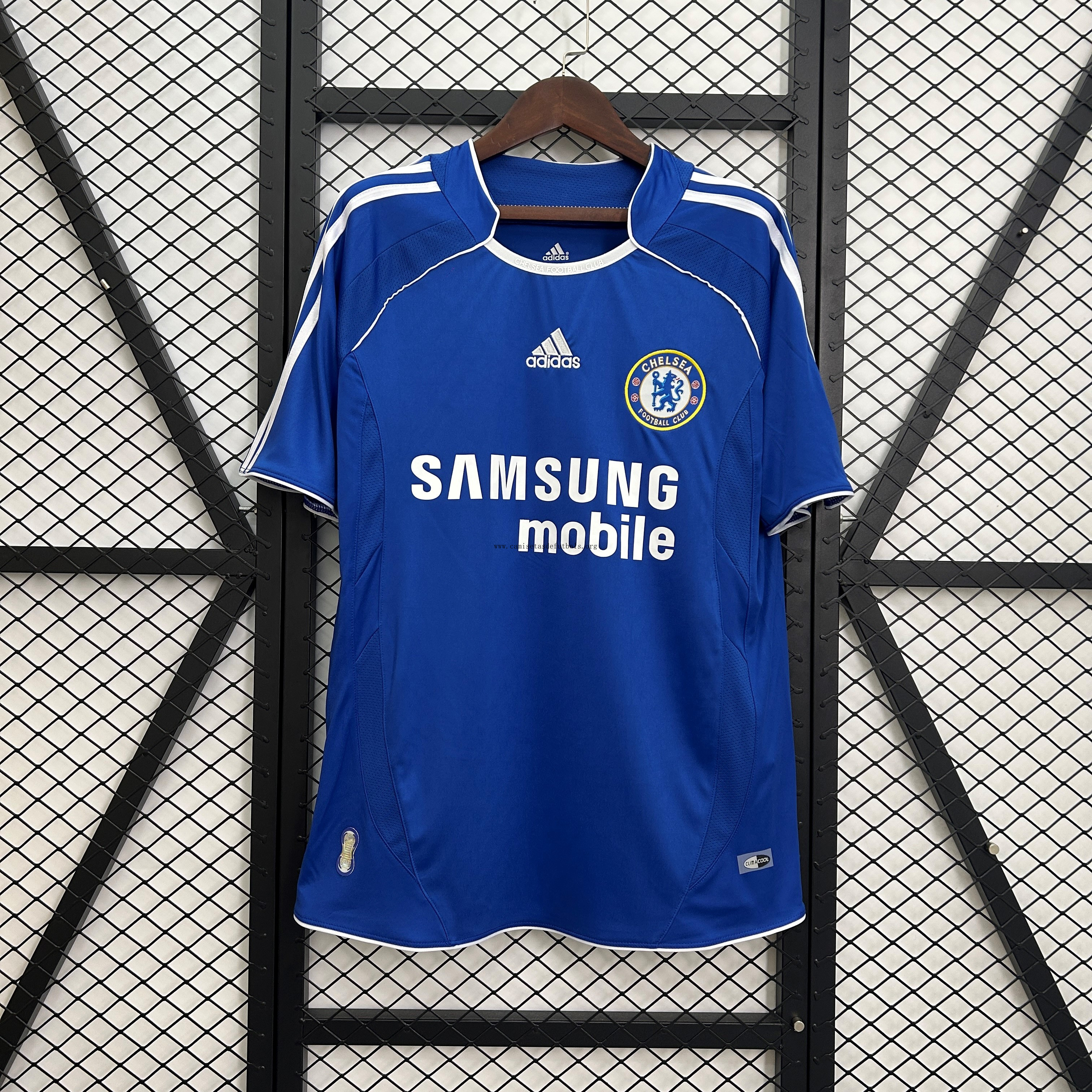 Camiseta Chelsea Replica Primera Ropa Retro 2006-2007 Ofertón transparente