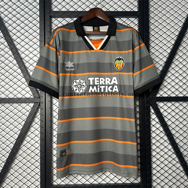 Camiseta Valencia Replica Tercera Ropa Retro 1999-2000 Aprovéchalo este liquidación estupendo