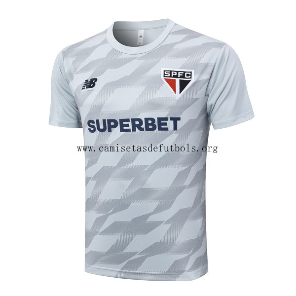 Camiseta Entrenamiento Sao Paulo 2024/25 Gris Rebaja maravilloso de derribo