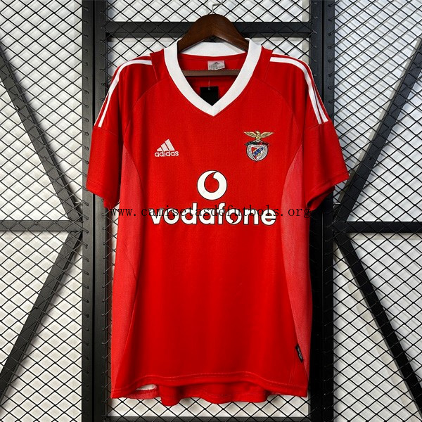 Camiseta Benfica Replica Primera Ropa Retro 2002-2003 Reserva sin intermediarios