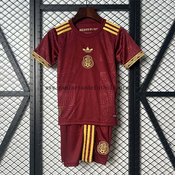 Camiseta Mexico Special Edition Niño 2025 Rojo Liquidación demencial