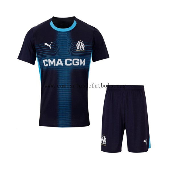 Camiseta Marsella Replica Segunda Ropa Niño 2025/26 Rebajado ahorro, no lo dejes escapar de infarto